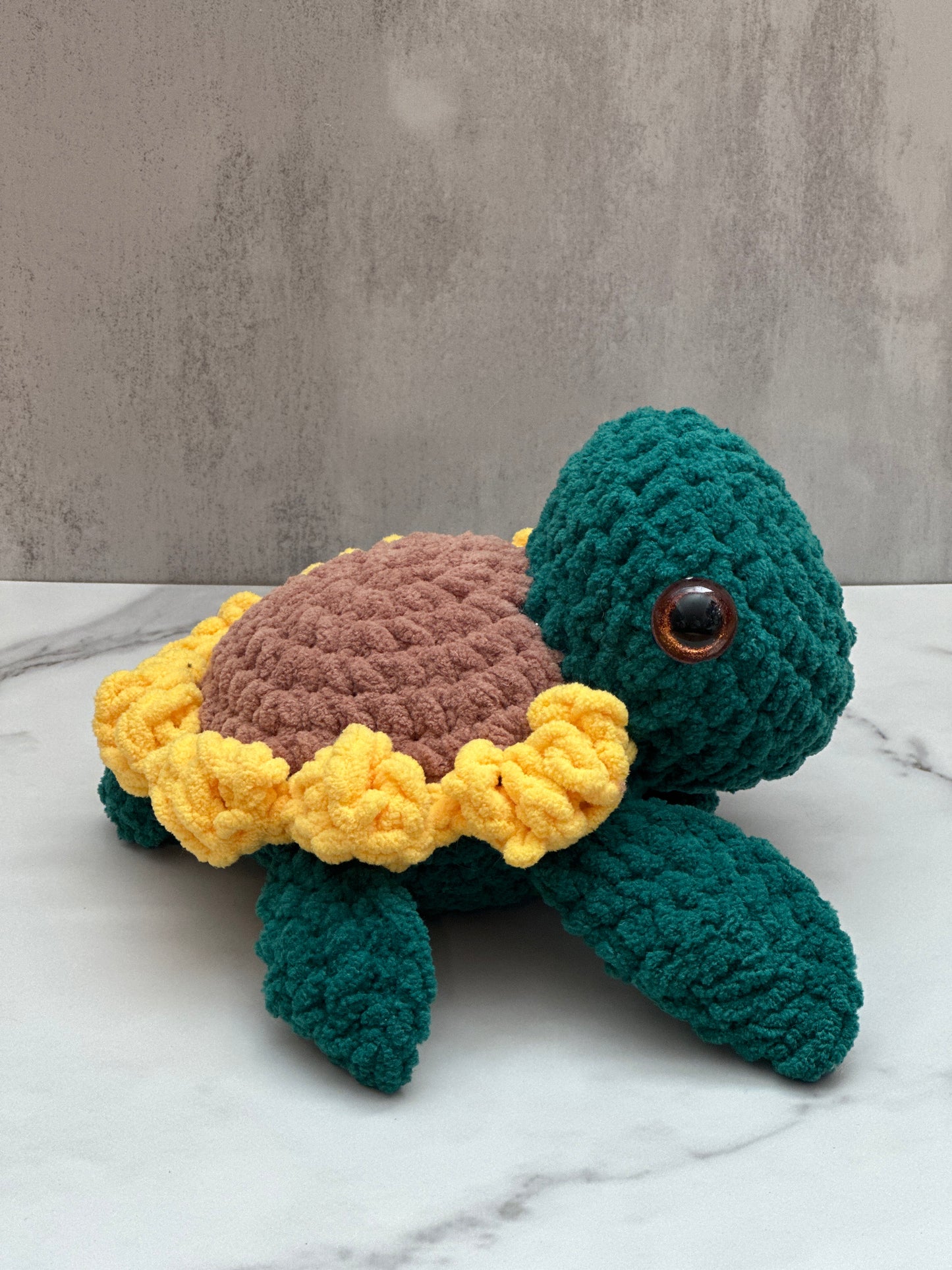 Sunflower Turtle Plushie