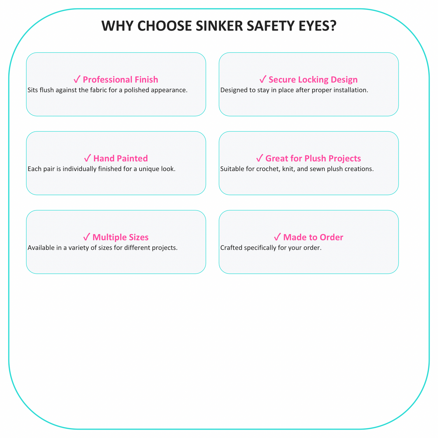 Gold Digger Standard Handpainted Safety Eyes (1 set)