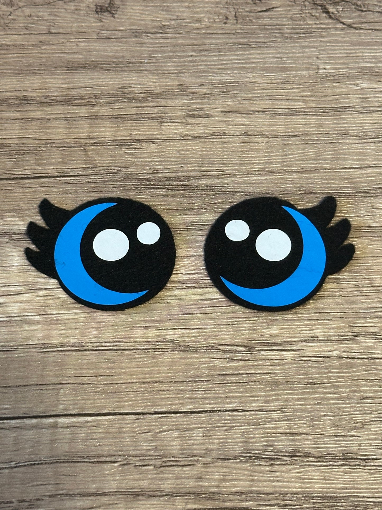 Kawaii Eyelash Felt Eyes - Arizonado Designs