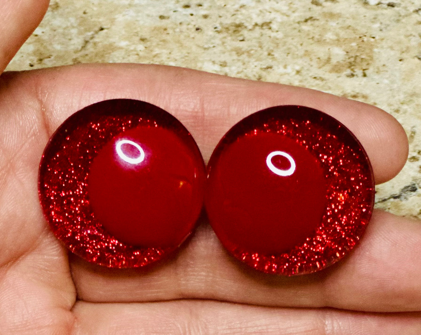 New Orleans Vampires Offset Kawaii Handpainted Safety Eyes (1 set)