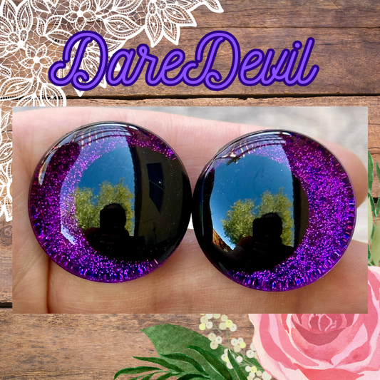 Daredevil Offset Kawaii Handpainted Safety Eyes