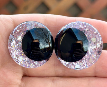 Marshmallow Candy Rabbit Handpainted Offset Kawaii Safety Eyes