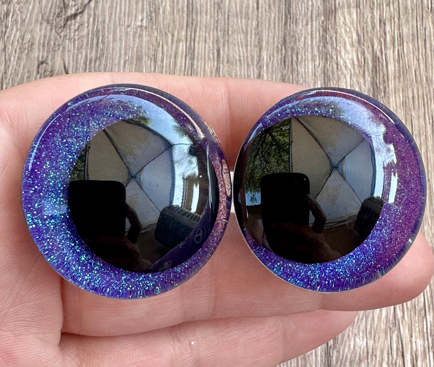 Grape Escape Offset Kawaii Handpainted Safety Eyes