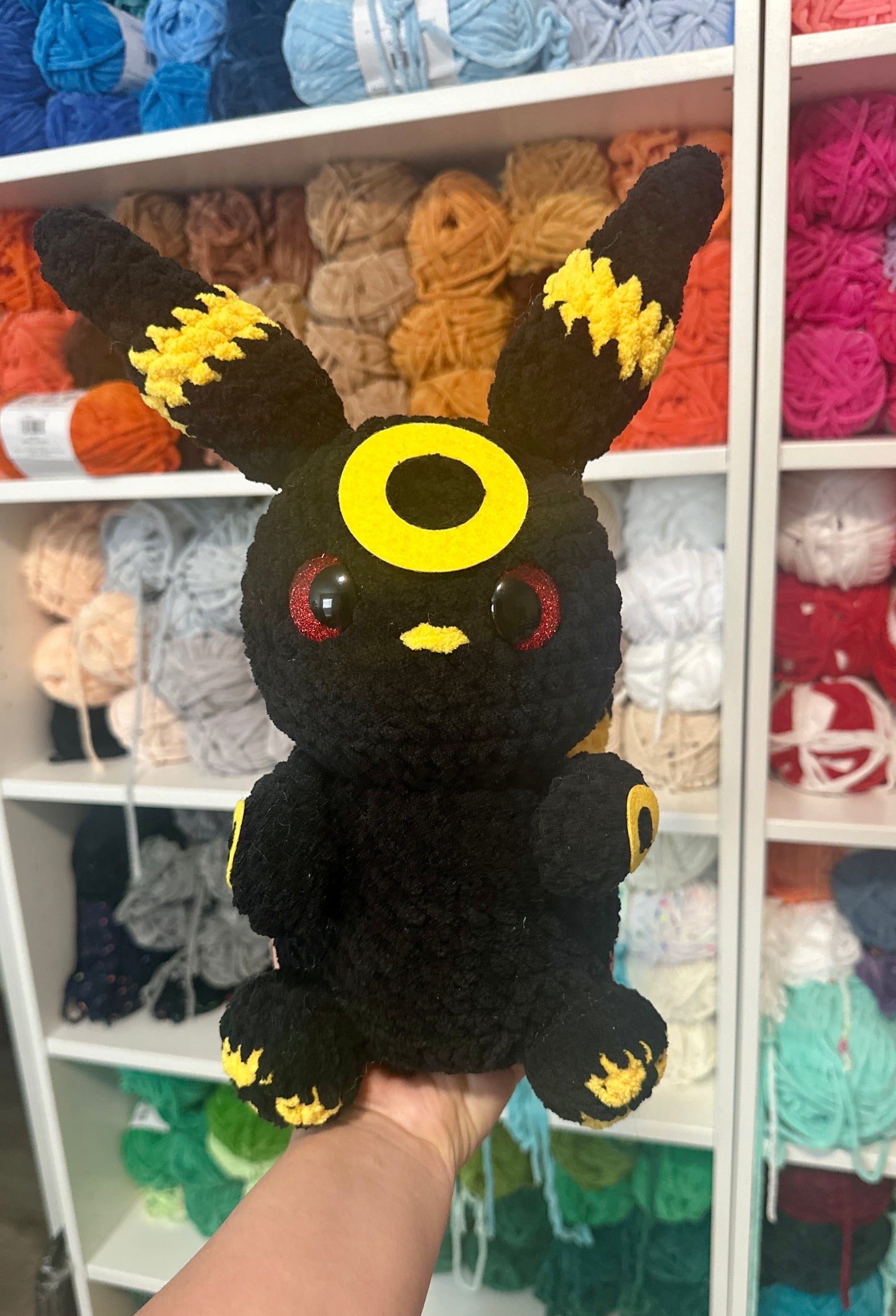 Felt Circles for Umbreon Eevee Pokemon Amigurumi