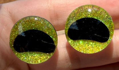 Froggy Reptile Handpainted Safety Eyes