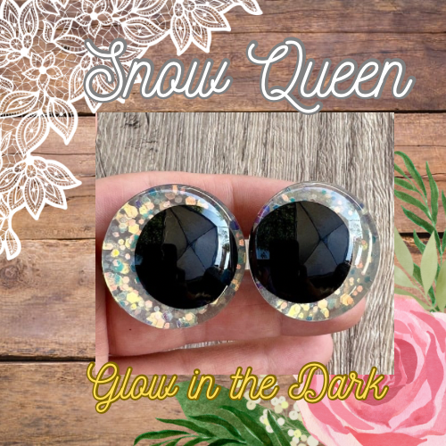 Snow Queen Offset Kawaii Handpainted Safety Eyes