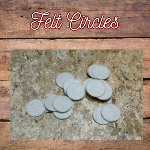 Premium pre-cut felt circles for crochet plush
