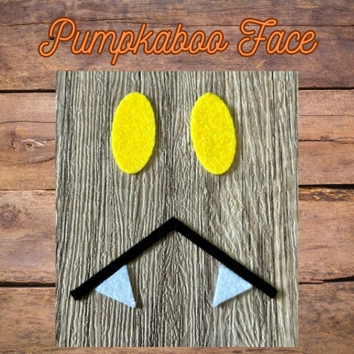 pumpkaboo inspired felt face for amigurumi and crochet plush
felt face accents set of 3 for plush toy projects
pumpkaboo felt craft pieces for handmade soft toys
felt accents for crochet and amigurumi plushies
