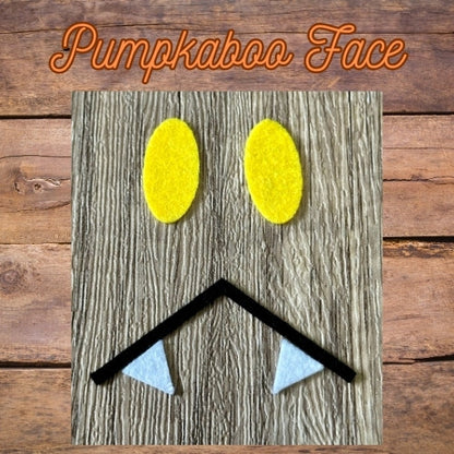 pumpkaboo inspired felt face for amigurumi and crochet plush
felt face accents set of 3 for plush toy projects
pumpkaboo felt craft pieces for handmade soft toys
felt accents for crochet and amigurumi plushies
