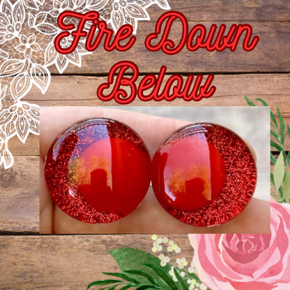 Fire Down Below Offset Kawaii Handpainted Safety Eyes (1 set)