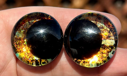 Solar Flare Offset Kawaii Handpainted Safety Eyes (1 set)