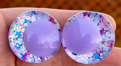 Winter Plum Fairies Offset Kawaii Handpainted Safety Eyes