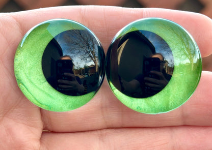 Candy Apple Handpainted Offset Kawaii Safety Eyes (1 set)