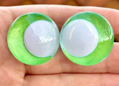 Candy Apple Handpainted Offset Kawaii Safety Eyes (1 set)