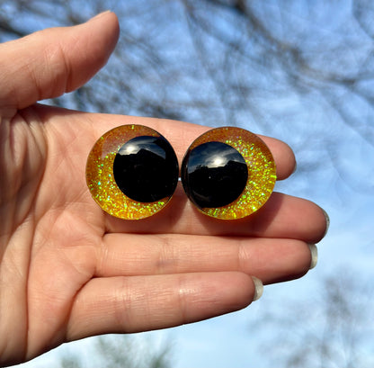 Banana Lollipop  Handpainted Offset Kawaii Safety Eyes