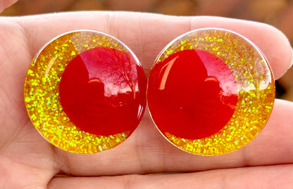 Banana Lollipop  Handpainted Offset Kawaii Safety Eyes
