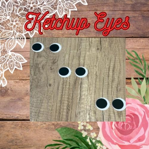 ketchup inspired felt eyes for crochet amigurumi
felt craft eyes set of 4 for plush toys
cute felt eyes for handmade plush projects
crochet plush felt eye accents for amigurumi
