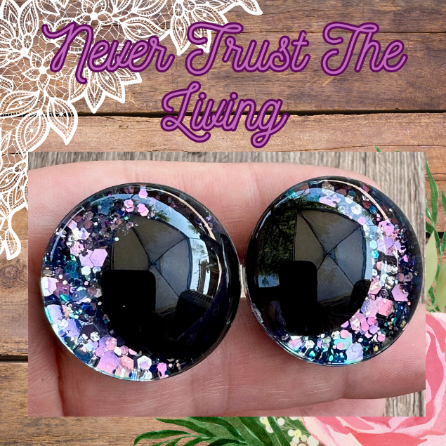 Never Trust the Living Offset Kawaii Handpainted Safety Eyes (1 set)