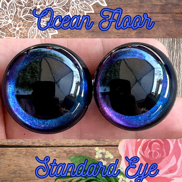 Ocean Floor Standard Handpainted Safety Eyes (1 set)