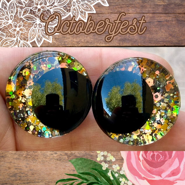 Oktoberfest Offset Kawaii Handpainted Safety Eyes (1 set)