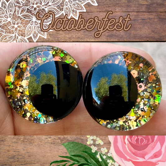 Oktoberfest Offset Kawaii Handpainted Safety Eyes (1 set)