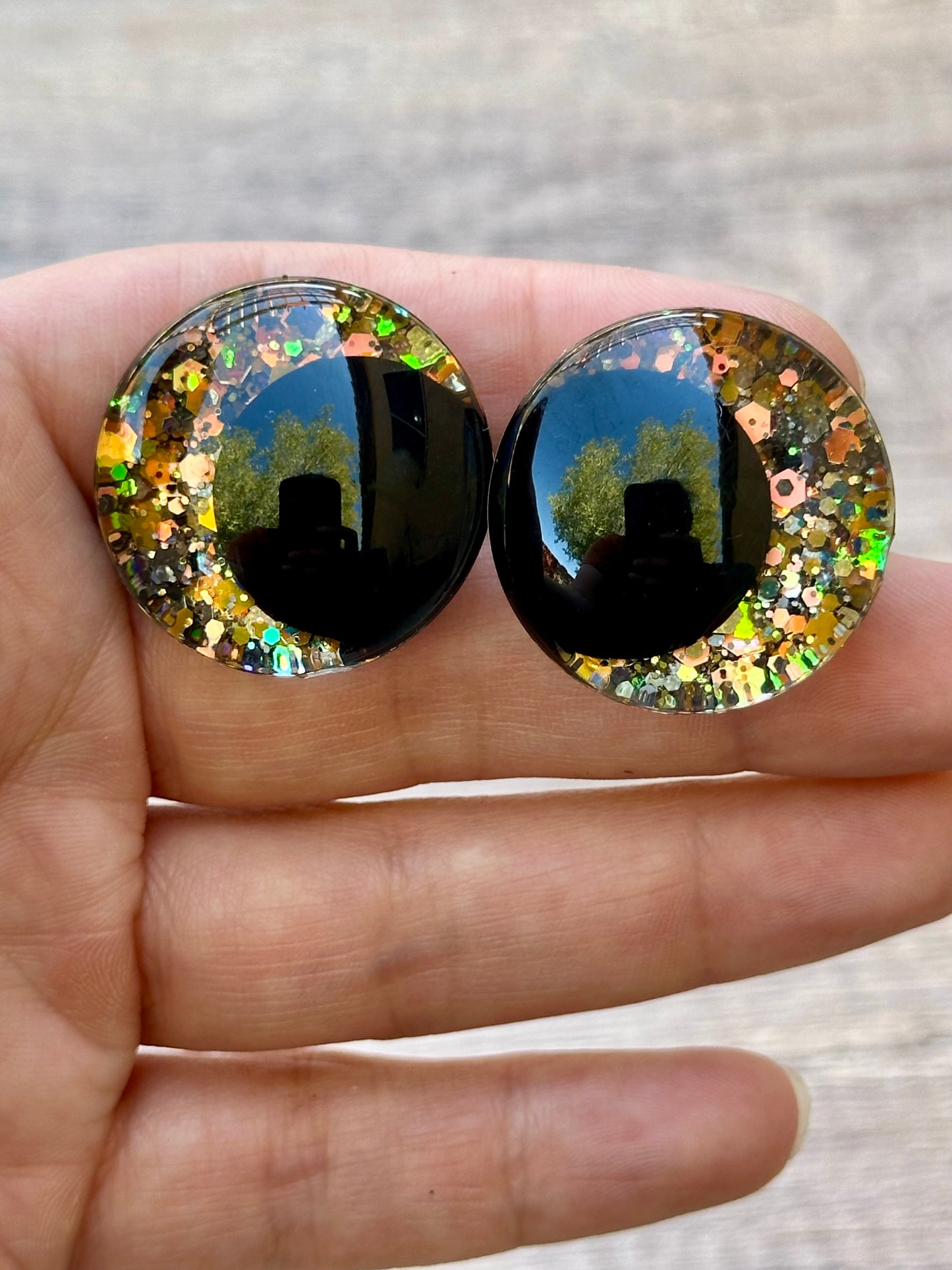 Octoberfest Offset Kawaii Handpainted Safety Eyes (1 set)