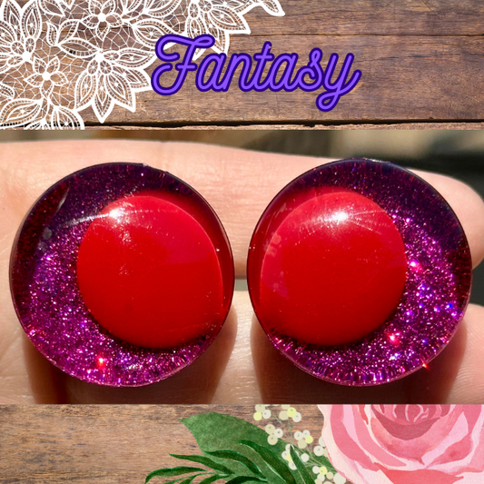 Fantasy Offset Kawaii Handpainted Safety Eyes (1 set)