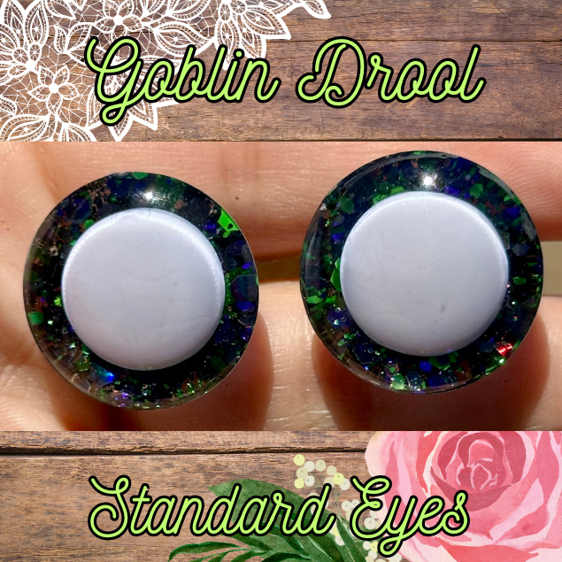 Goblin Drool Standard Handpainted Safety Eyes (1 set)