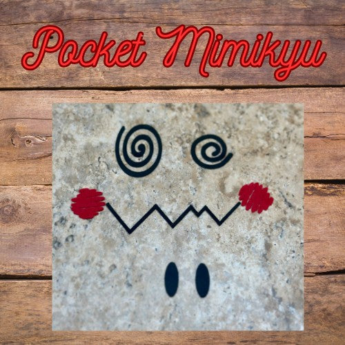 pocket mimikyu felt faces for amigurumi
felt face accents for crochet plush
pokemon inspired felt face pieces