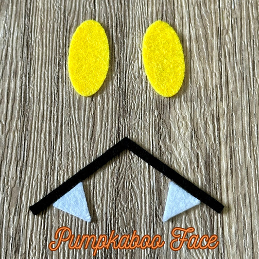 Pokemon Pumpkaboo Felt Face