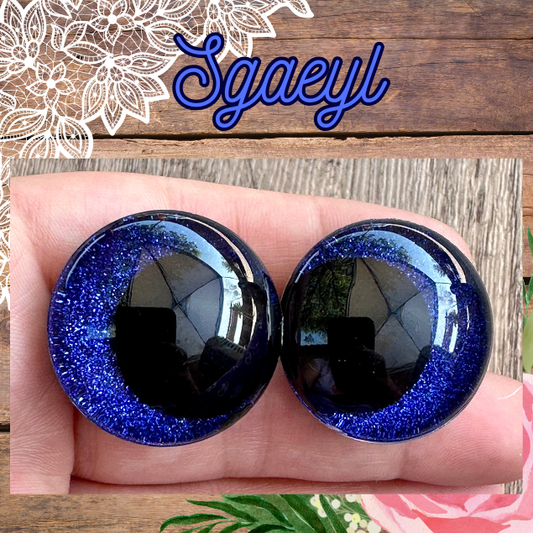 Sgaeyl Offset Kawaii Handpainted Safety Eyes 1 set