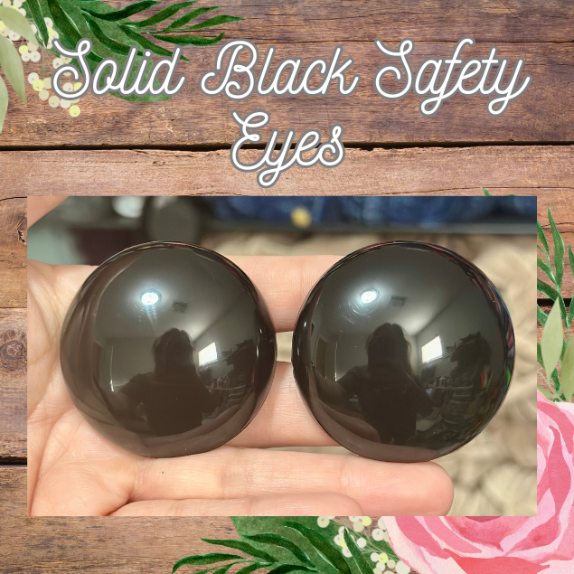 Solid Black Safety Eyes