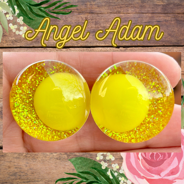Angel Adam Offset Kawaii Handpainted Safety Eyes (1 set)