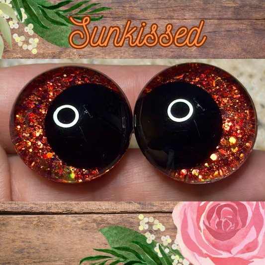 Sunkissed Handpainted Offset Kawaii Safety Eyes (1 set)