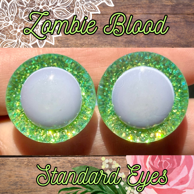 Zombie Blood Standard Handpainted Safety Eyes (1 set)