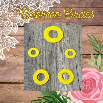 Felt Circles for Umbreon Eevee Pokemon Amigurumi