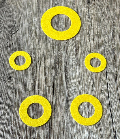 Felt Circles for Umbreon Eevee Pokemon Amigurumi