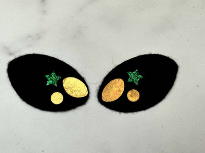 Holographic felt eyes for handmade stuffed animals