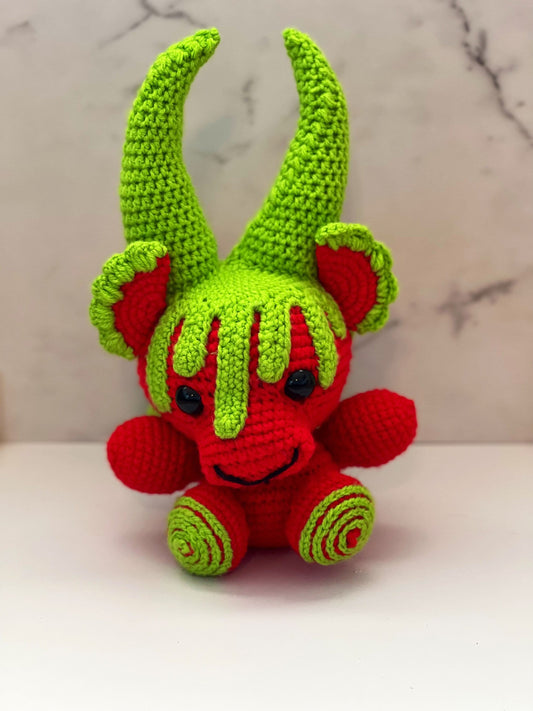 Poison Apple Goat Plushie - Arizonado Designs