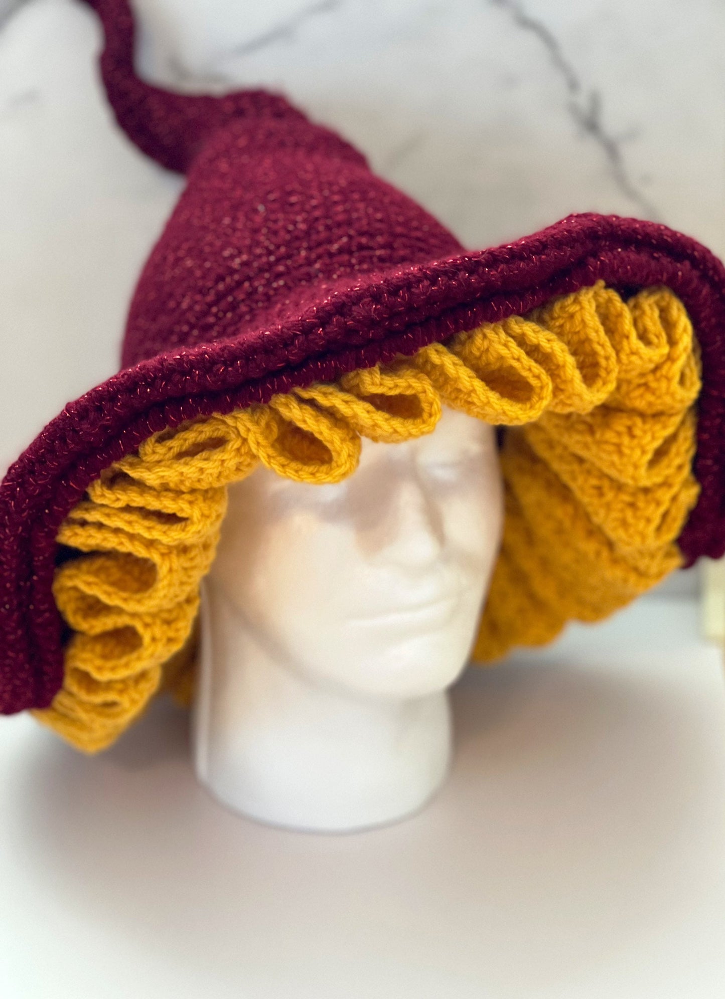 Crochet Witch Costume Hat - Arizonado Designs