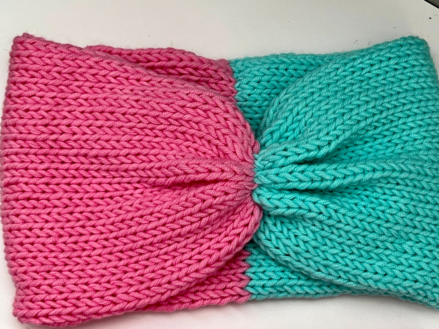 Cinched Knit Headband in Bright Colors - Arizonado Designs