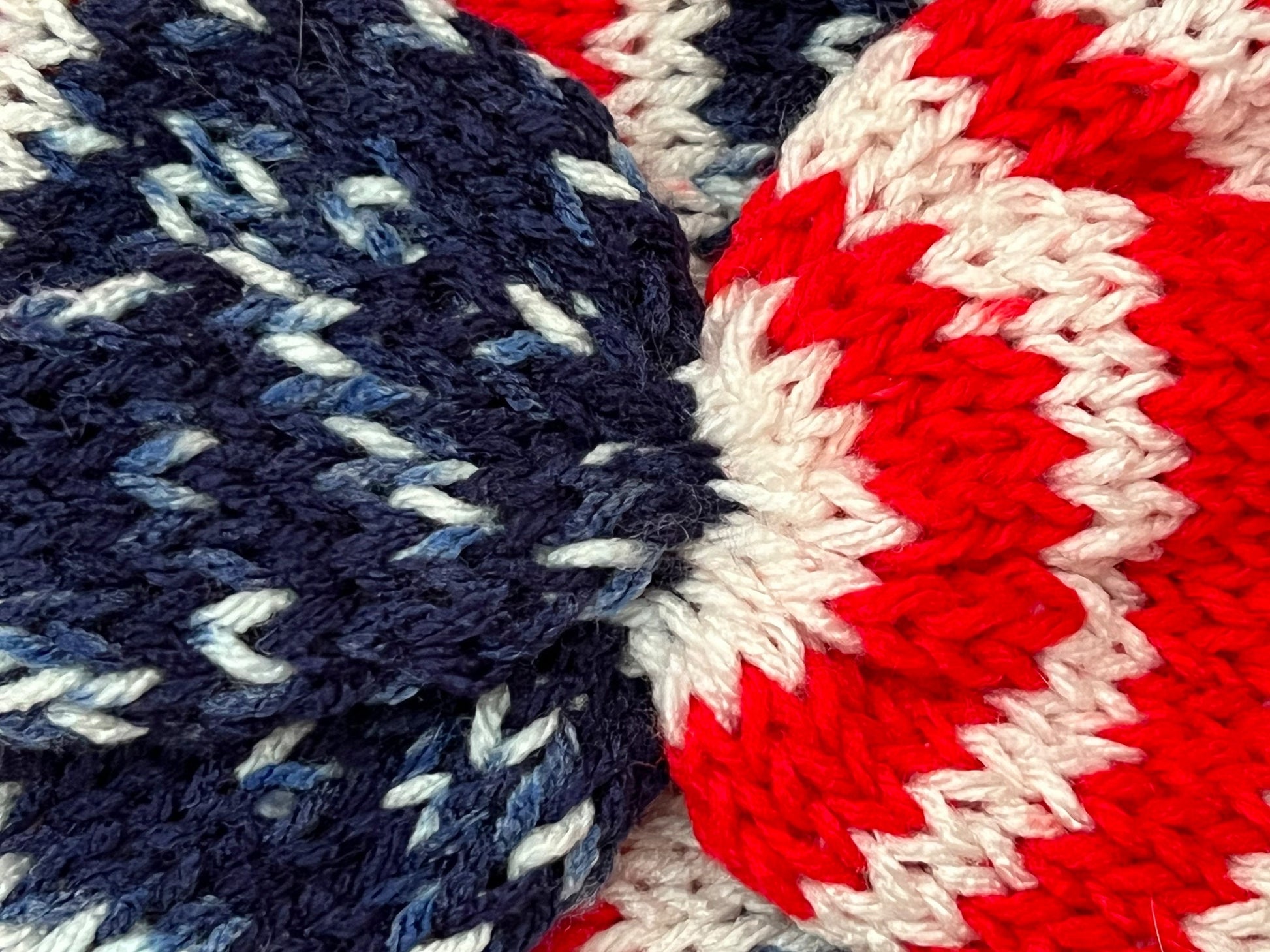 Cinched Patriotic American Flag Knit Headband - Arizonado Designs