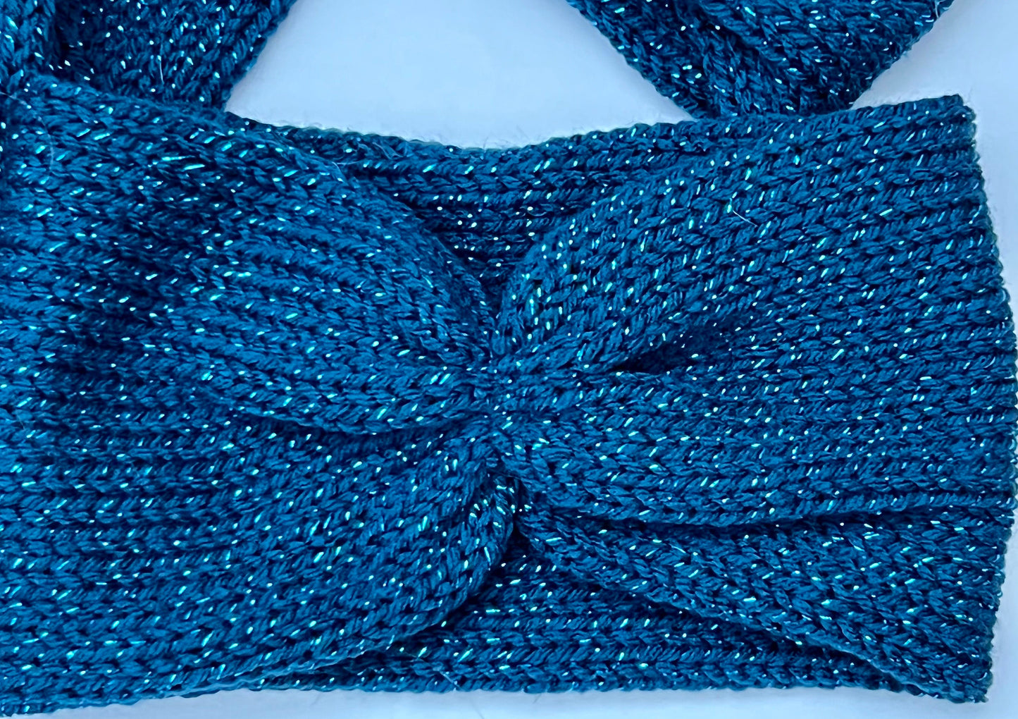 Sparkly Cinched Knit Headband - Arizonado Designs