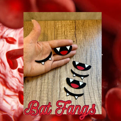 Halloween Felt Bat Fangs - Arizonado Designs
